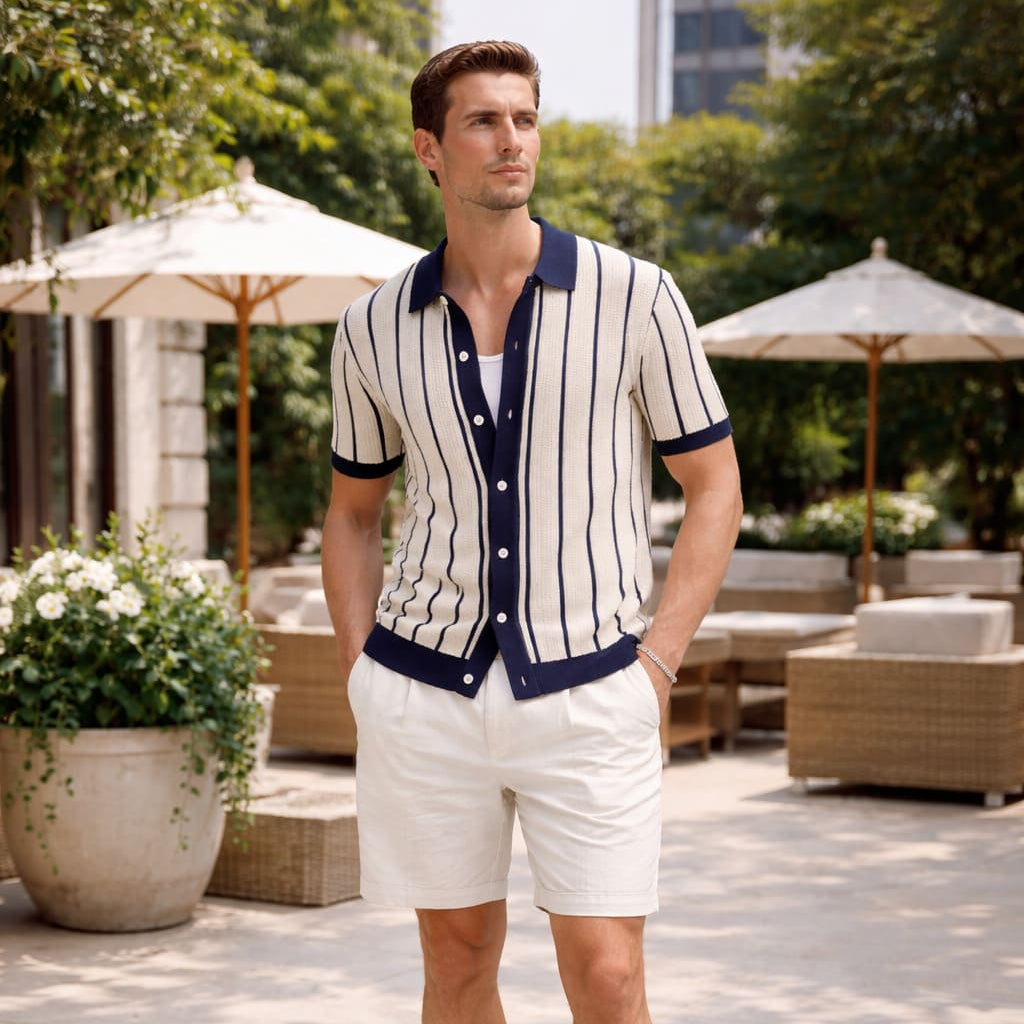 Camisa de Malha às Riscas