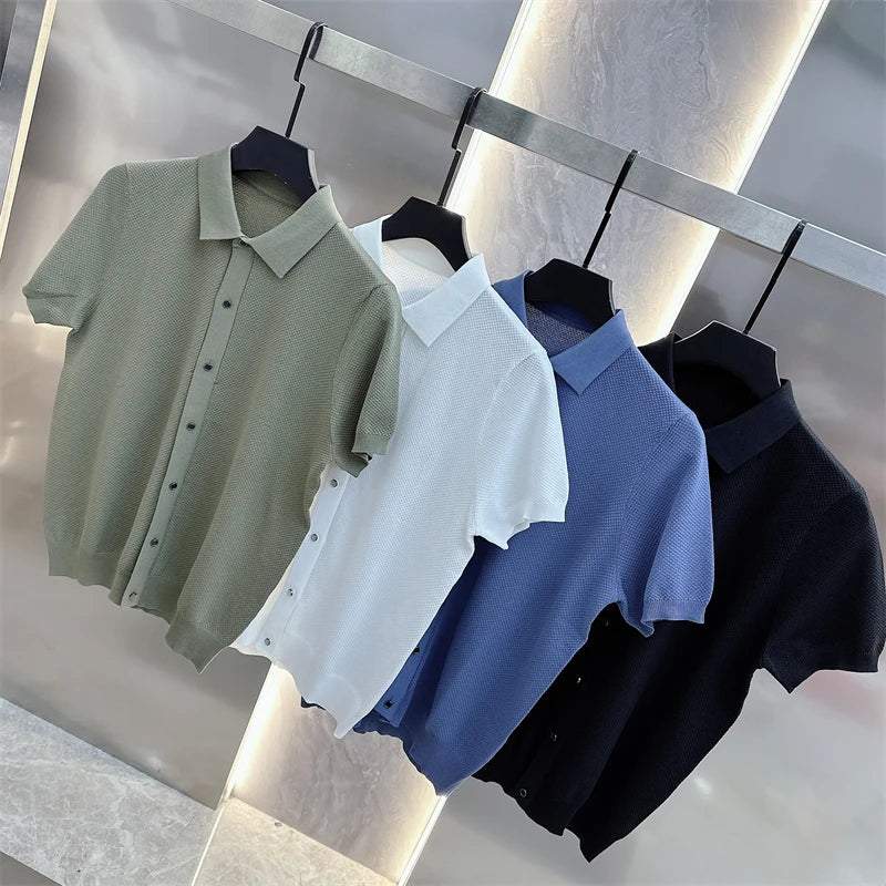 Camisa Texturizada com Botões - Vyeto