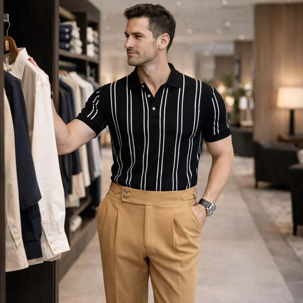 Calças de Fato com Ajuste Lateral - Vyeto