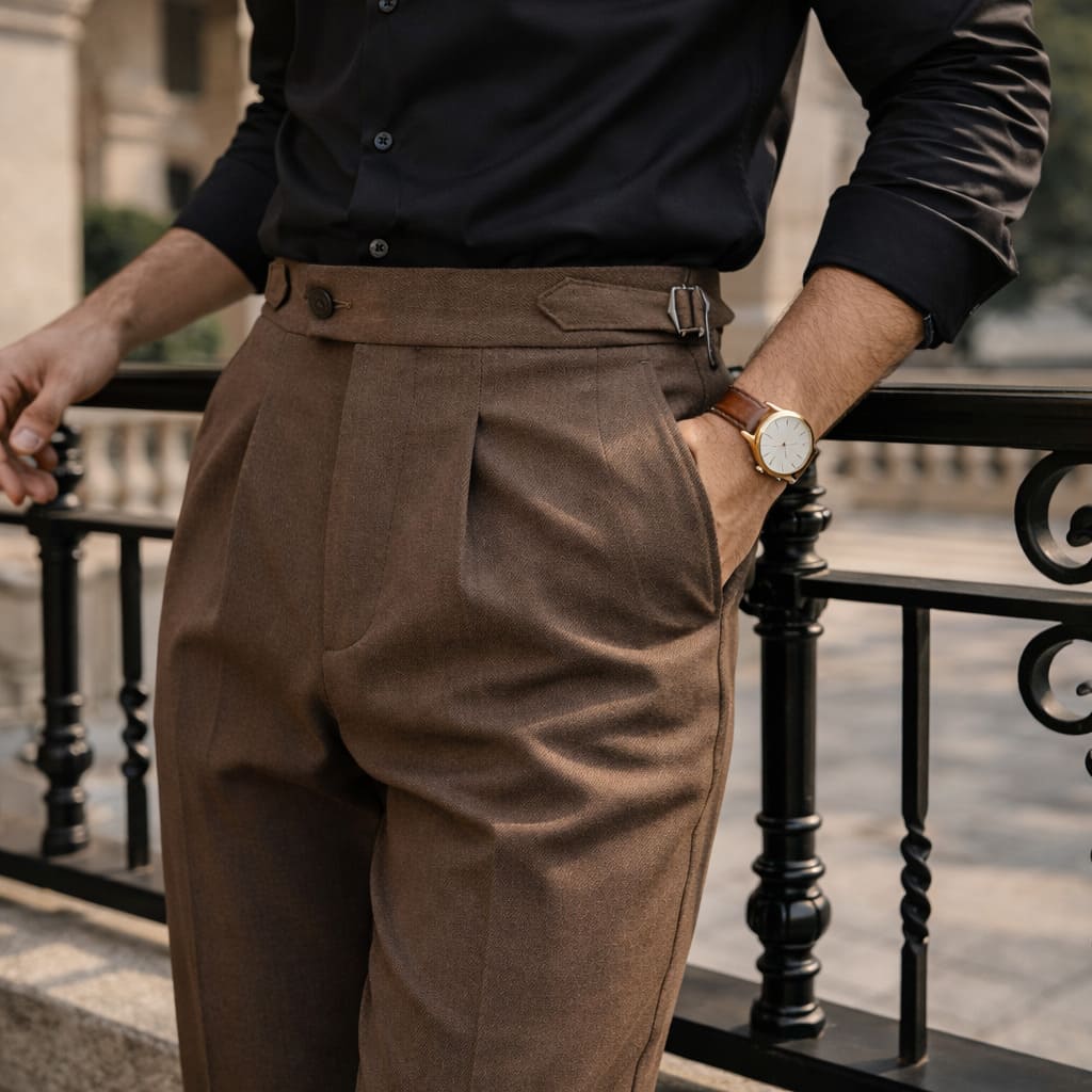 Neapolitan Side-Adjuster Trousers 