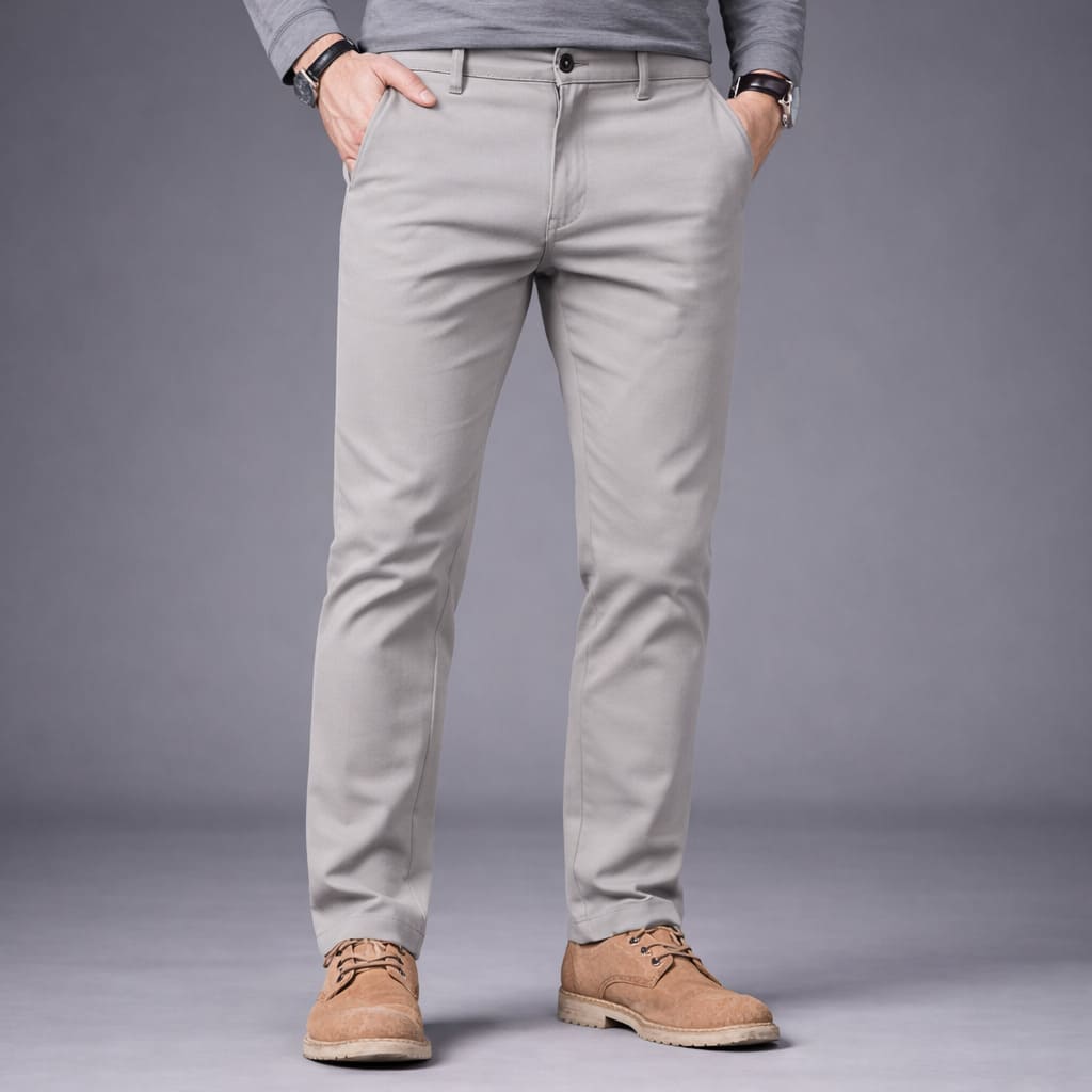 Stretch Cotton Tailored Trouser 