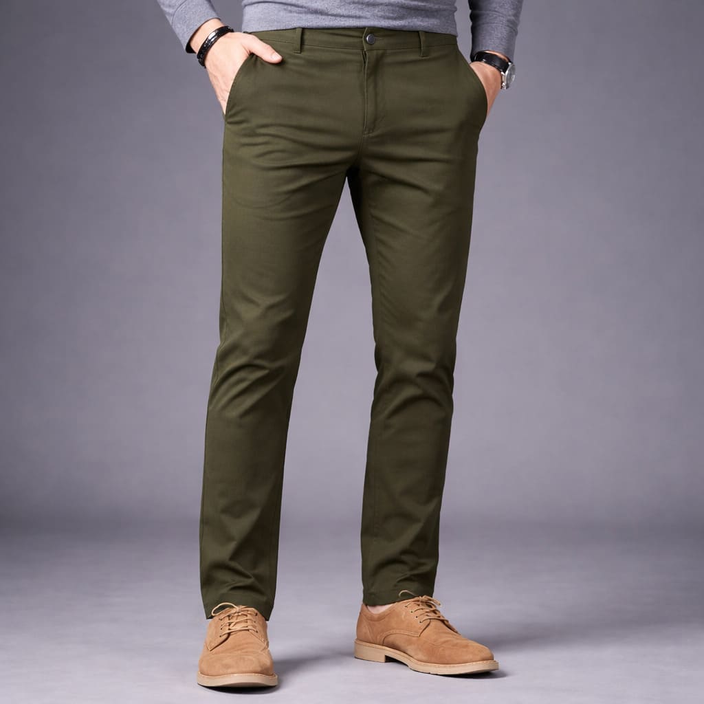 Stretch Cotton Tailored Trouser 