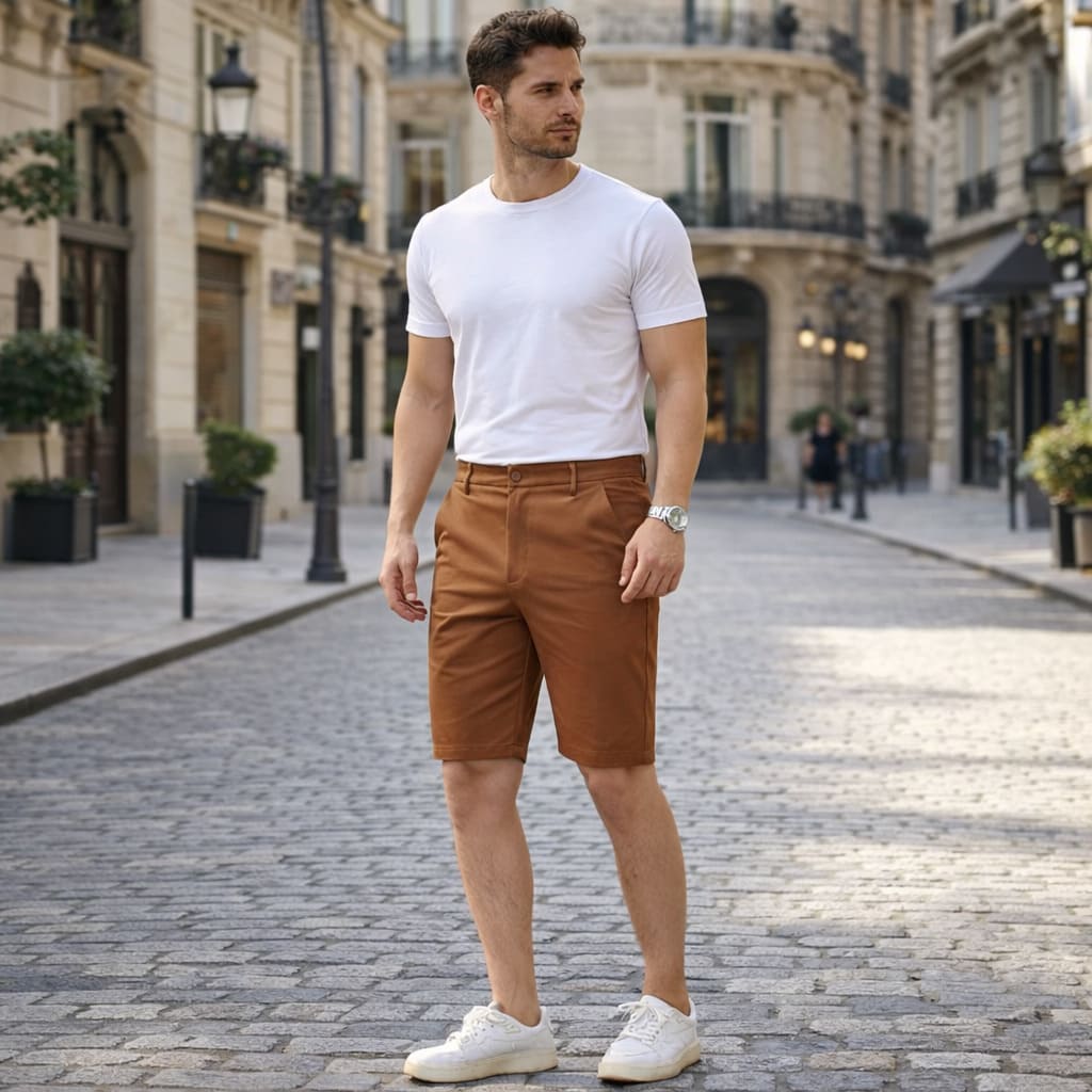 Calções de Corte Alfaiataria 5/4