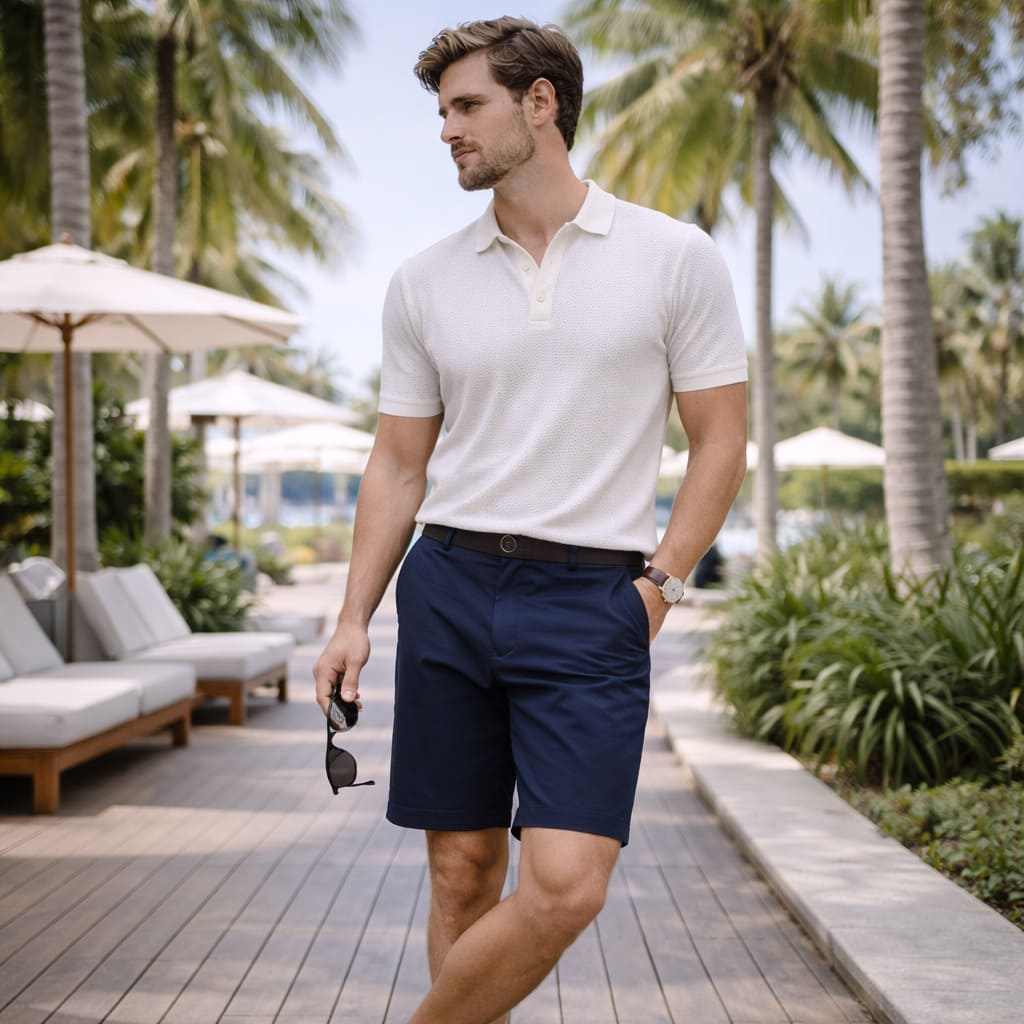 Calções Premium de Corte Alfaiataria