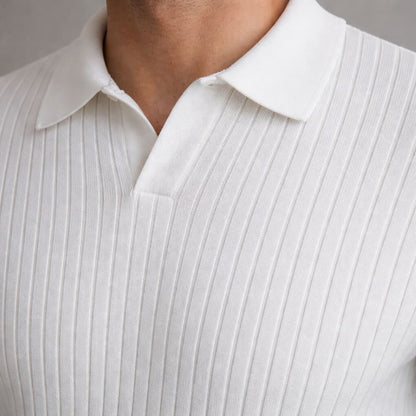 Knitted Polo Sweater 