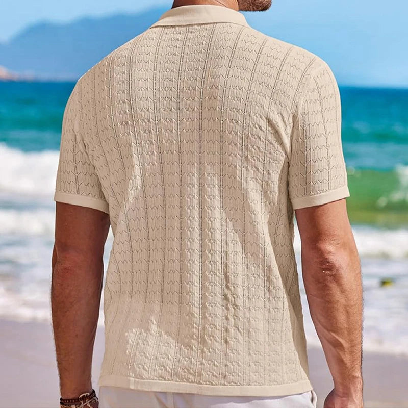 Polo de Malha com Gola Cubana - Vyeto