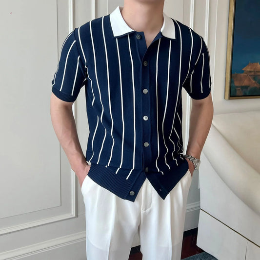 Polo de Malha com Corte Relaxado - Vyeto